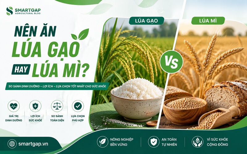 nên ăn lúa mì hay lúa gạo